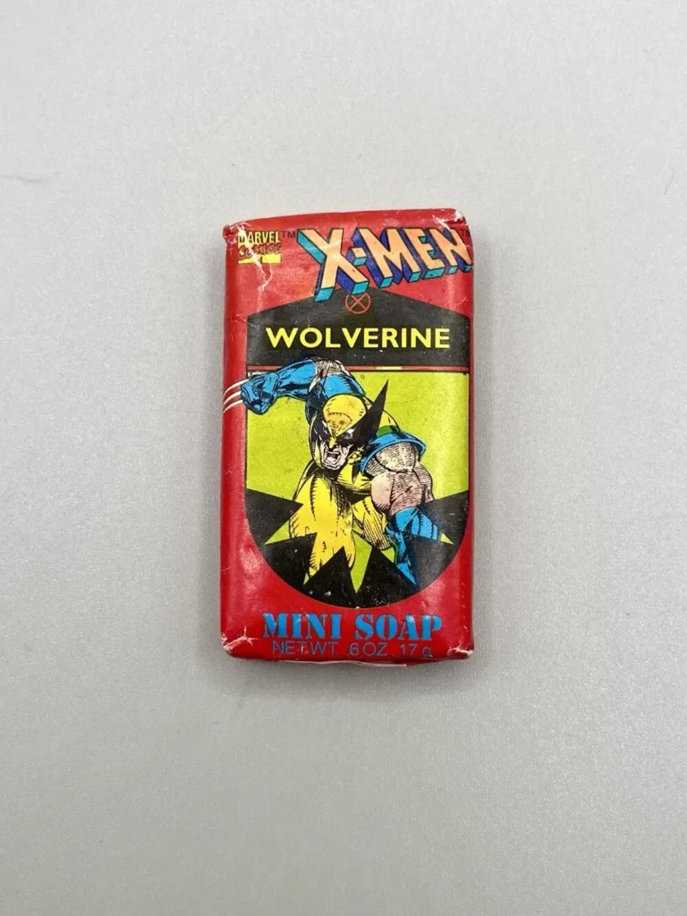 Vintage 1994 Marvel X-Men Wolverine Mini Soap Kid Care Sealed Tsumura Retro 90s